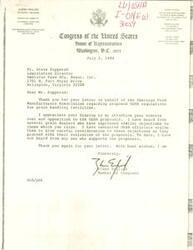 ["The document  is a response from the Occupational Safety and Health Administration (OSHA) regarding proposed regulations for grain handling facilities. The response acknowledges concerns about the economic impact of the regulations and assures that efforts will be made to minimize this impact while enhancing safety and health for employees in the industry. Congressman Glenn English received the response and passed it on to a constituent who had raised concerns about the proposed regulations."]
