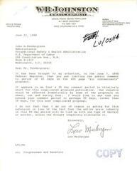 ["John C. Pearson, President of Guthrie Cotton Oil Company, is writing a letter to John A. Pendergrass of the Occupational Safety and Health Administration, expressing strong objection to the agency's attempt to limit the public comment period to 30 days on a significant new regulation regarding air contaminants. Pearson argues that the rulemaking is of great importance and complexity, and therefore deserves a longer comment period for affected industries to analyze and prepare their comments. He requests an additional 60-day extension in the comment period."]