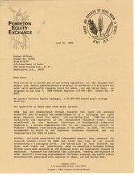 ["The document is a formal opposition to the proposal by the Occupational Safety and Health Administration to establish a 4 milligram per cubic meter exposure level for wheat, oats, and barley dust. The writer, Richard Humphreys, operates a cooperative owned country elevator in Pond Creek, Oklahoma, and argues that OSHA has not provided enough research to support this exposure level. He believes that compliance with this level would be technically infeasible and costly for grain facilities, ultimately impacting American farmers and food consumers. Humphreys urges OSHA to delete the proposed exposure limit."]