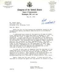 ["Goldie L. Bean, a senior interviewer at the Oklahoma State Employment Service, wrote a letter to the United States Department of Labor protesting proposed changes to fringe benefits for employees. She expressed concerns about losing disability insurance and the impact it would have on her family, as she is the sole wage earner. The document urged the Department to withdraw the proposal and maintain the current benefits. The document also informed employees about the proposed changes and urged them to submit comments against it by January 19, 1981."]