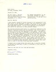 ["Ruth Bith, manager of the Oklahoma State Employment Service in Clinton, is writing to Honorable Glenn English to express her opposition to proposed changes in fringe benefits for Oklahoma SESA employees. She argues that the current benefits are important due to lack of salary increases and high medical costs, and changing them could lead to dissatisfaction and increased turnover among staff. She urges English to prevent the proposed changes from happening."]