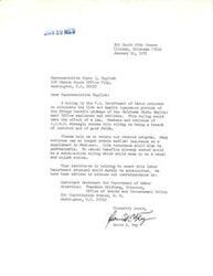 ["Glenn English, a member of Congress, is writing to Theodore Goldberg at the United States Department of Labor regarding proposed regulations affecting fringe benefits for State Employment Security Agency employees. He expresses concern about the negative impact these changes would have on employees and provides specific examples of problems with the proposal. English requests a reevaluation and revision of the proposal before it is implemented. Additionally, a letter from an employee of the Oklahoma Employment Security Commission highlights specific issues with the proposed rules, including potential financial hardships and inferior insurance plans. The employee suggests amendments to the rules to address these concerns."]