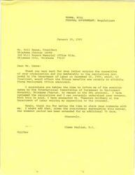 ["Mr. David G. Slimp, manager of the Capitol Hill Local Office of the Employment Security Commission in Oklahoma City, wrote to Congressman Glenn English expressing concern about proposed regulations by the Department of Labor that would affect employee fringe benefits. Congressman English acknowledged receipt of the letter and assured Mr. Slimp that he had contacted the Department of Labor to voice opposition to the proposal. Mr. Slimp and his colleagues urged Congressman English to use his influence to defeat the proposal."]