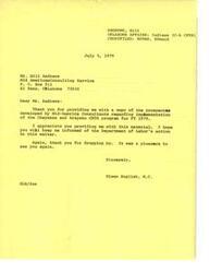 ["Congressman Glenn English received requests for assistance from Juanita L. Learned, Chairperson of the Cheyenne and Arapaho Tribes of Oklahoma, regarding the availability of resources for Clinton Indian Hospital and the use of Comprehensive Employment and Training Act (CETA) funds. Responses from the United States Department of Labor and the Department of Health and Human Services address the concerns raised by the tribes and assure that the matter will be given careful attention. The Department of Health and Human Services also explains the actions taken by the Oklahoma City Area Office of the Indian Health Service in response to budget constraints. Congressman English forwarded the inquiries to the appropriate agencies for further review and response."]