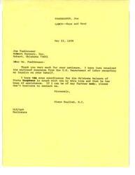 ["Glenn English, a member of the House of Representatives, received a letter from Hubert L. Harris Jr. of the Office of Management and Budget regarding the consolidation of the State Advisory Committees of the United States Commission on Civil Rights. Harris assures English that the consolidation will strengthen, not weaken, the Commission's national program, and that there is a commitment to the Commission and its objectives. English forwarded this information to Earl D. Mitchell Jr., an Associate Professor at Oklahoma State University, who had expressed concerns about the consolidation."]