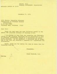 ["The document  consists of a series of letters between Clay Wilson, Jr., President of the 19th Seed Company, and various government officials regarding the revision of OMB Circular A-102. Wilson expresses concerns about the withholding of payment to states that accept certificates of deposits in lieu of retainages and argues against the proposed changes. Government officials respond to Wilson's concerns and offer further assistance. The documents discuss the potential impact of the revision on contractors and the construction industry."]