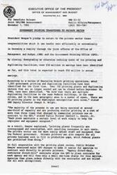 ["The government has established government-wide restrictions on noncompetitive procurements in an effort to reform the procurement process and promote competition. The new policy specifies seven circumstances in which noncompetitive procurements are justified. The policy also includes tighter management controls and requirements for justification of noncompetitive procurements. The Department of Defense, General Services Administration, and National Aeronautics and Space Administration are responsible for implementing the policy. The policy is not intended to negatively impact small, minority, and disadvantaged businesses or other Congressional and Presidential initiatives."]