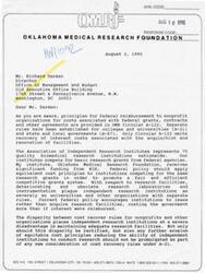 ["The document is from Representative Glenn English to Larry Jones International Ministries, Inc. regarding the division of undesignated charitable gifts made by federal employees through the Combined Federal Campaign. The document explains that the Director of the Office of Management and Budget is evaluating the current distribution of funds, and that public comments will be considered before any changes are made. Representative English also sends a copy of the letter to Richard Darman, the Director of the Office of Management and Budget, for consideration."]