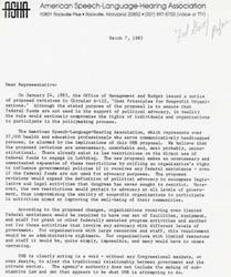 ["The document  is a letter addressing the intention of the Office of Management and Budget (OMB) to amend Circular A-122, which would restrict the activities of nonprofit organizations receiving federal funds. The National Urban League and others view this as a violation of First Amendment rights and urge for the total withdrawal of the rule. Congressman James Oberstar has introduced a resolution to demand the withdrawal of the rule, and the letter encourages support for this resolution."]