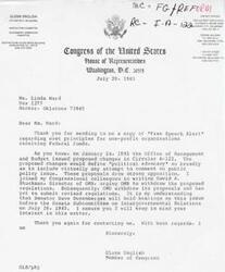 ["The Comptroller of New York City, Harrison J. Goldin, is protesting the Office of Management and Budget's proposed revisions to Circular A-122, which would impose burdensome paperwork requirements on non-profit organizations. Goldin argues that these regulations would limit the activities of non-profit organizations and damage their relationship with municipalities. He believes that the regulations are vague and would hinder the important work that non-profits do in advocating for underserved groups. Goldin urges the OMB to reconsider and rescind the revisions to Circular A-122."]