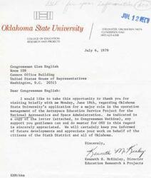 ["The document  is a series of letters from John Homer expressing his support for the United States' space exploration program to various members of Congress. Homer emphasizes the economic benefits and potential technological advancements that space exploration could bring, and urges the recipients to consider the importance of space exploration when making decisions."]