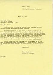 ["The document  discusses a recommendation from the Oklahoma Delegation for Mr. Jim Hartz to be selected as a civilian passenger on a Space Shuttle flight. NASA's Advisory Council has submitted a report outlining recommendations for flying a private citizen on the Space Shuttle. The report recommends opening space flight to all people and outlines criteria for potential candidates. The NASA Administrator has not yet acted on the report, but suitable announcements will be made if a decision is made to consider applicants for the observer flight program."]