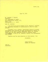 ["Glenn English, a member of Congress from Oklahoma, received a response from Assistant Secretary of Labor Albert Angrisani regarding the placement of youth in the Job Corps program. Angrisani explained that youth recruited and screened by the AFL-CIO Appalachian Council are being contacted by State Employment Security Agencies. The Council was not able to conclude final contact with the youth, but will be reimbursed for those enrolled in the Job Corps. English thanked Mr. Preston for bringing the matter to his attention."]