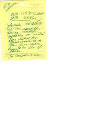 ["The document is a response to Paul E. Chase's inquiry about the Oklahoma Employment Security Commission proposal for a Cost-of-Living adjustment. Congressman English is currently in Oklahoma but will be contacting Mr. Chase about the matter when he returns to Washington. Sharon Pursley, a staff assistant to Congressman English, assures Mr. Chase that he will be contacted soon."]
