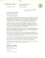 ["The United States Department of Labor is responding to a request from the Oklahoma Insurance Commissioner regarding the preemption of state regulation for a self-insured trust called DIG that provides health benefits to members of the International Union of Petroleum Workers. The Department determines that DIG does not constitute a MEWA and is not preempted under ERISA, assuming it is maintained pursuant to collective bargaining agreements. Additionally, the Department concludes that DIG qualifies as an \"employee welfare benefit plan\" under ERISA."]