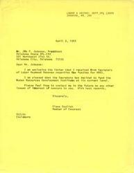 ["The document  is a letter from Congressman Glenn English to Mr. Joe F. Johnson regarding funding for the HRDI program. Congressman English expresses his concern over the proposed 75% cut in the HRDI budget and assures Mr. Johnson that he has contacted Secretary Donovan on his behalf. Mr. Johnson requests Congressman English's assistance in securing full funding for HRDI so that organized labor can continue to be a partner in the JTPA program."]