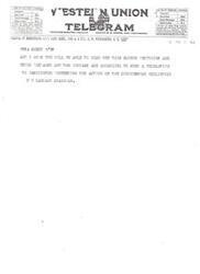 ["The Chamber of Commerce in El Reno, Oklahoma is urging Congressman L. M. Gensman to pay immediate attention to a protest regarding the consolidation of a location at Concho rather than Clinton. They highlight the benefits of Concho and express concern about lack of response to their previous inquiries. They also inquire about Harreld's stance on the matter."]