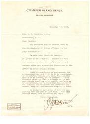 ["Several business organizations and civic clubs in El Reno, Oklahoma protest against the consolidation of the Cheyenne and Arapaho Agencies in Clinton, Oklahoma. They argue that the headquarters should be located at Concho, Oklahoma, which is more accessible and has modern facilities. The protest is successful, and the agencies remain in their current locations. The Chamber of Commerce assures the organizations that the matter is settled and there will be no change."]