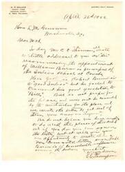 ["The author is writing to Murray Ashbrook regarding a letter written to Burns and arrangements made for Shields. They mention Peairs' involvement in the appointment of Shields and express concern about Fields being forced into a trade. The author also mentions receiving a letter from Nick and expresses hope to see Murray in June or July."]