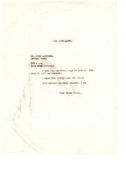 ["The document includes a form for sending a telegram through Western Union, as well as a message from a friend asking for help obtaining a passport to go to Cuba. The sender confirms that a passport is not necessary and jokes about the recipient finding a bar and foot rail once in Cuba. The sender also mentions their business in cotton, cotton seed, grain, corn, oats, and hay."]