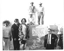 ["Fred R. and LaDonna Harris pose with Robert F Kennedy and an unidentified woman July 1965 Negative"]