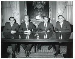 ["The United States Senate released a memo in July 1967 detailing the performance of then-Sheriff Claude Johnson at the First Ladies' Brandeis Luncheon. According to the memo, Johnson was praised for his handling of the event and the ladies in attendance were very pleased with his work."]