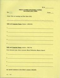 ["The document is a brief description of the contents of a folder in the Fred R. Harris Senatorial Papers related to Indian Affairs and Education in 1970. It includes references to the Indian Legal Defense & Education Fund. The folder may contain documents such as books, publications, reports, or speeches."]