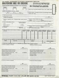 ["The document provides instructions for educators interested in applying for federal government positions. It includes details such as qualifications, preferences for veterans, and questions about membership in certain organizations. Applicants are required to provide detailed information about their education, work experience, and personal background."]