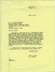 ["The letter is addressing the issue of transportation funds for Indian students from Carter Seminary to participate in school activities. It mentions legislation that could allow for such funding, and requests support from government officials to address the issue. The letter also highlights the importance of student involvement in extracurricular activities for their integration and success."]