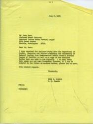 ["The American Indian Women's Service League in Seattle has had its federal funding for a Talent Search program withdrawn, despite their efforts to meet conditions set by the Department of Health, Education, and Welfare. The League believes the decision is discriminatory and questions the lack of input they had in the selection of staff for the program. Senator Fred Harris has expressed regret about the unfavorable reply and offered future assistance. The League is requesting action to ensure they do not lose funding."]