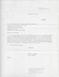 ["The letter is from Fred R. Harris to Mahlon Marshall, thanking him for providing information on California Indian Education projects. Harris acknowledges the importance of increasing Johnson-O'Malley funds for the educational benefit of Indian children in California and states that he is contacting the Bureau of Indian Affairs on the matter. Harris promises to update Marshall on any progress and signs the letter with kind regards."]