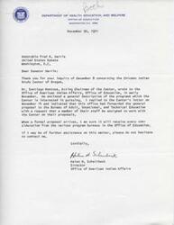 ["The letter is a response to an inquiry about the Chicano Indian Study Center of Oregon. The Acting Chairman of the Center sent a general proposal of programs they are interested in pursuing, which was forwarded to the Bureau of Adult, Vocational, and Technical Education for review. The letter assures that the formal proposal will receive consideration from the Office of Education."]