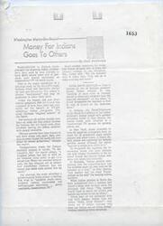 ["Federal funds intended for deprived Indian children have been misused by local officials for luxury equipment and to keep down school taxes. The NAACP's Legal Defense Fund and Harvard's Center for Law and Education conducted a study revealing the misuse of $66 million in federal funds meant for Indian children, including funds for free school lunches and transportation. The study also found instances of mistreatment and abuse of Indian children in schools, with allegations of racism and brutality towards Indian students."]