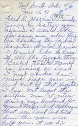 ["The document is a letter dated January 16, 1971, from Fred R. Harris to someone in the Senate. Harris is inquiring about individuals at a hospital in Jalihania and wants to know if they are alive or dead. He mentions a man who gave his husband a name and address of a deceased individual and told him that the man would help. Harris is curious about the well-being of the people at the hospital and is seeking more information."]