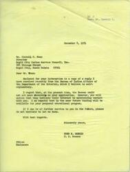 ["The letter from Fred R. Harris to Carroll C. Swan informs him that the Bureau of Indian Affairs could not act favorably on his application at the present time, but expresses hope that funding will be available for his proposed educational program in the future. Harris offers further assistance if needed."]