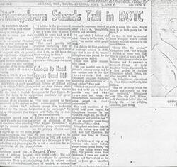 ["The article is about Quincy D. Sittingdown, a former sergeant who has returned to the military as the new battalion commander of the Army ROTC at Hardin Simmons University. He expresses his belief in serving the government and his duty to serve. He is married with two daughters and his wife supports his decision to return to the armed forces. Sittingdown was chosen for the top job in the ROTC due to his leadership qualities. He also discusses his Native American heritage and family background. Additionally, the article mentions his involvement in a political campaign and his plans for the future."]