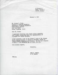 ["Senator Fred R. Harris received a letter from George W. Truka, the Director of Special Education at Tulsa Public Schools, regarding funds for implementing a program for Indian children. Senator Harris forwarded the inquiry to the Bureau of Indian Affairs and will inform Mr. Truka of their response."]