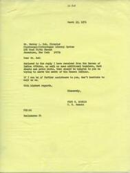 ["The document is from Dillon Platero, the Director of Rough Rock Demonstration School, to Senator Fred R. Harris, informing him of their efforts to obtain a high school facility for the Navajo community. The school board wants a school that reflects Navajo culture and provides vocational training, and they are involving the community in the planning and construction process. The school will be controlled by the Navajo School Board and offer personalized instruction with a low student-teacher ratio. They are seeking funds from the federal government and private initiatives to make their dream a reality. Senator Harris expresses interest in supporting their efforts."]