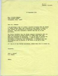 ["Mrs. Victoria Tahbone is seeking scholarship grant assistance for her children, but the Bureau of Indian Affairs is requesting additional evidence of her Indian bloodline. They are unsure of her exact degree of Indian blood and are requesting more information to make a revised determination. The Bureau has also provided a booklet with information on sources of assistance for Indian students. Mrs. Tahbone expresses her frustration with the B.I.A. for refusing a college grant and feels that her children are being cheated out of their rightful percentage of Indian heritage. She is seeking help from Senator Fred R. Harris to resolve the situation."]