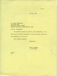 ["Ms. Janet Greenawalt wrote to Senator Fred Harris expressing her interest in working on an Indian reservation or teaching at an Indian school. Senator Harris contacted the Bureau of Indian Affairs on her behalf to inquire about summer employment opportunities. The Bureau informed Senator Harris that preference is given to individuals with Indian ancestry for summer positions and provided information on how Ms. Greenawalt could apply for a teaching position. Senator Harris assured Ms. Greenawalt that he would keep her updated on any developments."]