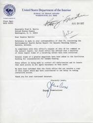 ["The letter is in response to Senator Harris's inquiry about the Environmental Health Survey Report for Kayenta Boarding School in Arizona. The Bureau of Indian Affairs has corrected most recurring repair items and added larger issues to the backlog for future funding. They are working to address all deficiencies and prevent similar issues in the future. The delay in corrective action was attributed to the field office not receiving a copy of the report."]