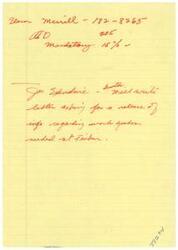 ["Wall receives a letter from Exendine regarding technical training for Indians at Tanker. He is instructed to write to Ren Makee asking for cooperation from his personnel in identifying areas of greatest need."]