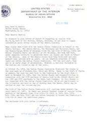 ["Mr. W.E. Duff wrote a letter to Fred R. Harris, a United States Senator, requesting information on the Seneca Indian Tribe claims. Harris responded, stating that he had contacted the Bureau of Indian Affairs for the information and would get back to Duff once he had it. Duff had also inquired about the attorneys handling the claims and the progress of the claims, expressing concern about the expiration of the Indian Claims Commission. Harris thanked Duff for his inquiry and promised to share any information with the Seneca Indians in Oklahoma."]