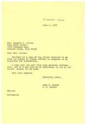 ["The document is a response to a concern raised by Mrs. Russell C. Hutton about the well-being of Native American communities. It discusses the efforts being made by the Bureau of Indian Affairs to improve housing conditions on reservations and provide educational opportunities for Indian children. The document also includes information about government programs and projects for Native Americans and suggests contacting the Bureau of Catholic Indian Missions for information about the Saint Christopher Mission. The Bureau expresses optimism about the future for Native American communities."]