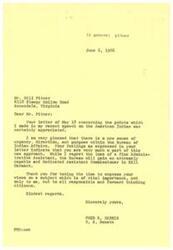 ["The writer commends Senator Harris for his comments on American Indians and emphasizes the need for policies that prioritize the well-being and self-sufficiency of Indian people. They express concern about negative perceptions of Indian people and the Bureau of Indian Affairs, and highlight the success of many Indian individuals. The writer also mentions their work in natural resources and looks forward to working with Bill Carmack. They express a desire to have further discussions with Senator Harris on opportunities for Indians."]