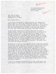 ["The document is from Fred R. Harris, a United States Senator, to Mr. Rex Chandler, commending him for his interest in the American Indian and acknowledging the lack of attention and opportunities given to them in the past. Harris expresses hope for more focus on the American Indian in the future for them to contribute to society."]