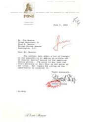 ["Father Peter Jo Powell, director of St. Augustine's Center for American Indians in Chicago, writes to Senator Fred Harris expressing interest in his statements on national Indian policies. He highlights their work in community development projects and alcohol treatment programs for urban Indians. Father Powell looks forward to discussing their mutual concerns with Senator Harris."]