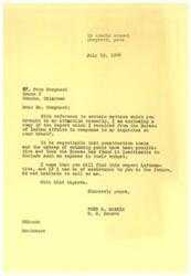 ["The document addresses concerns raised by Mr. Pete Shepherd regarding the construction of schools for socially and educationally disadvantaged Indian youth. It explains the criteria used for construction, including the absence of swimming pools due to budget constraints. It also clarifies the title of Mr. Shepherd's position, stating that \"Principal\" is the correct designation according to organizational changes within the Concho Agency."]