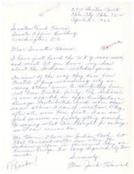 ["The writer expresses support for Senator Harris' views on the treatment of Native Americans and questions why they have not been treated fairly considering their contributions and the fact that they were the first inhabitants of the land. The writer emphasizes the importance of advocating for the welfare of Native Americans, regardless of their own heritage."]
