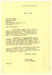 ["The letter is informing Bill Monroe, Bureau Manager of NBC News, that a copy of the Senator's recent speech on American Indian policy has been sent to him. The speech was also discussed on the NBC Today show on April 27. Enclosed with the letter is a Congressional Record reprint of the speech, along with comments by Senator Mansfield and others. The sender, Jim Monroe, hopes that this information is both interesting and useful. He offers further assistance if needed."]